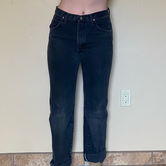 Wrangler black denim jeans - Picture 3 of 4